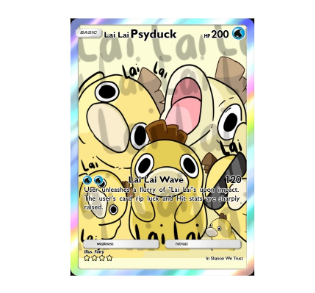 Lai Lai Psyduck Custom Card by Fairy