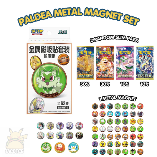 Paldea Metal Magnet Set