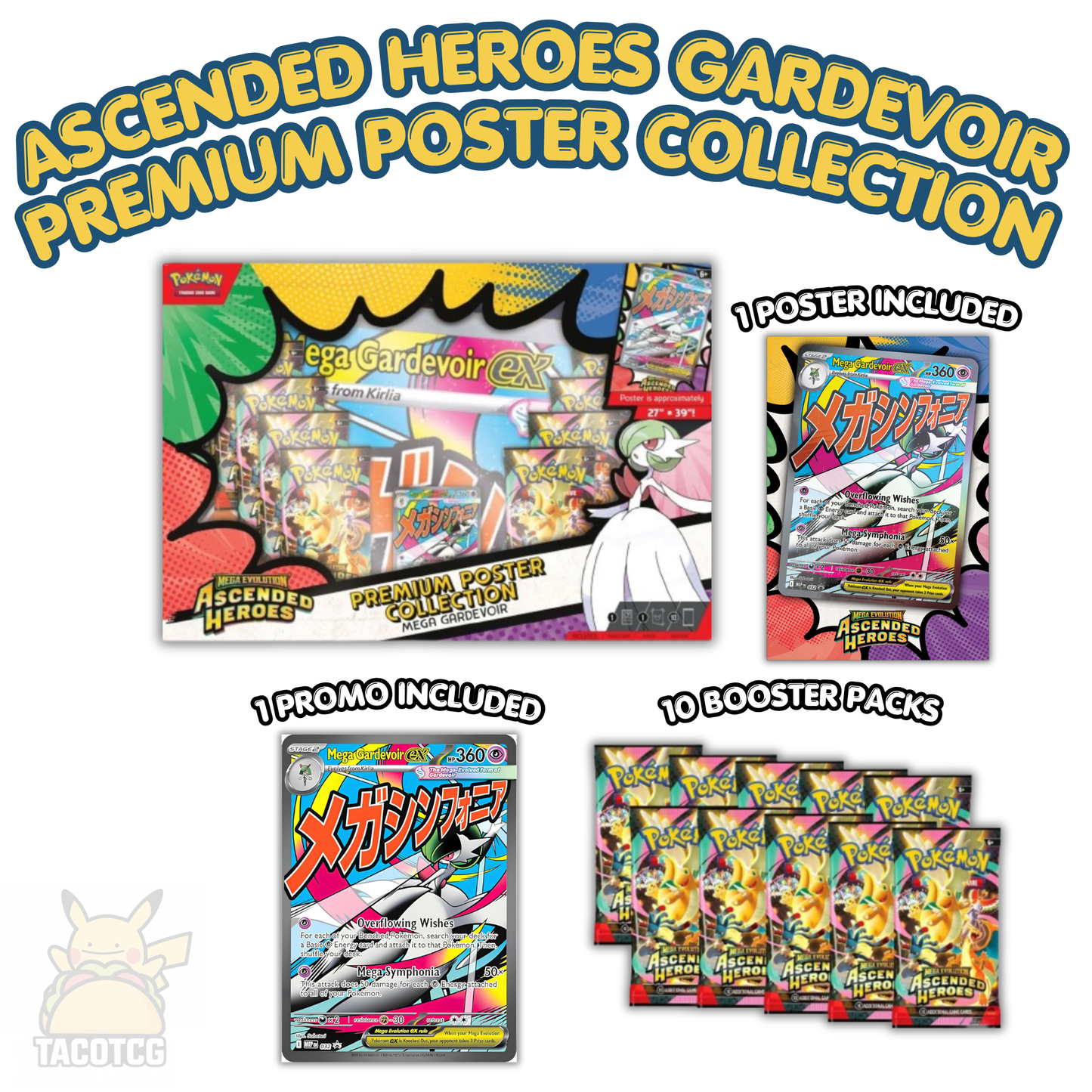 Ascended Heroes Gardevoir Poster Collection