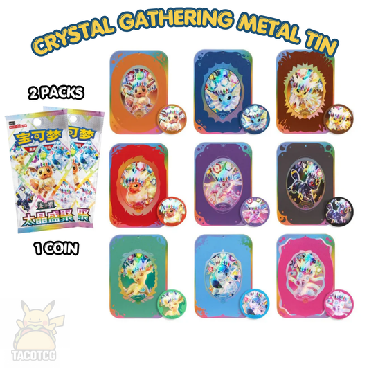Crystal Gathering Metal Tin
